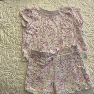 Janie and Jack Sweat shorts and sweat T-shirt